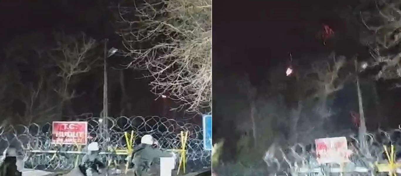 Βίντεο: Μαζική επίθεση αλλοδαπών κατά αστυνομικών στον Έβρο - Χρησιμοποίησαν τουρκικά δακρυγόνα!